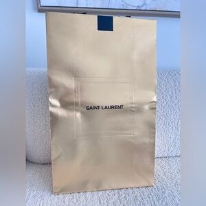 Saint Laurent Gold Gift Bag